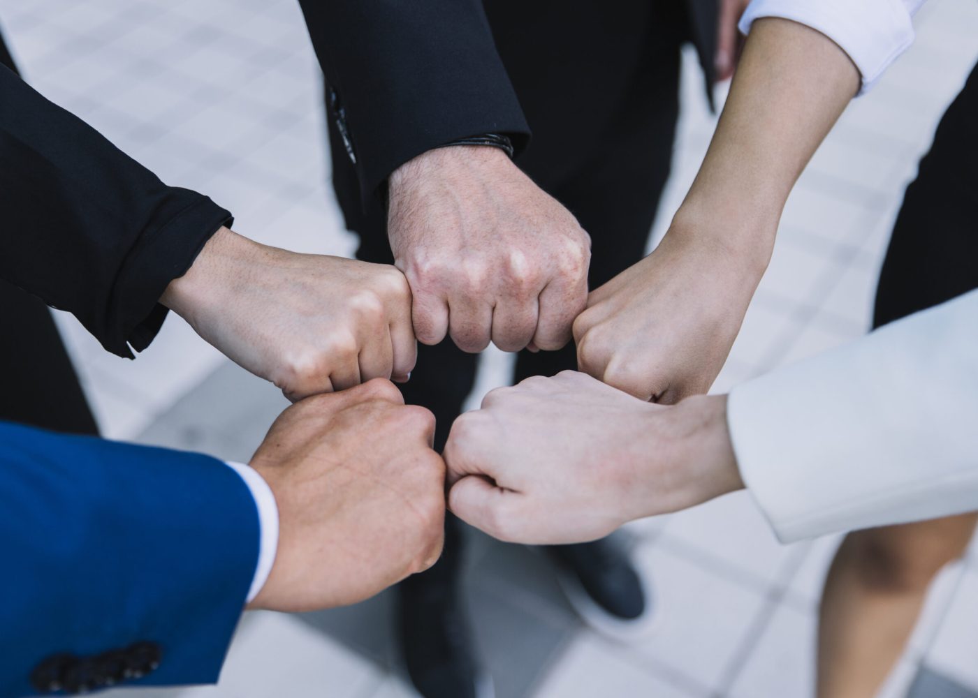 business-team-concept-with-fists