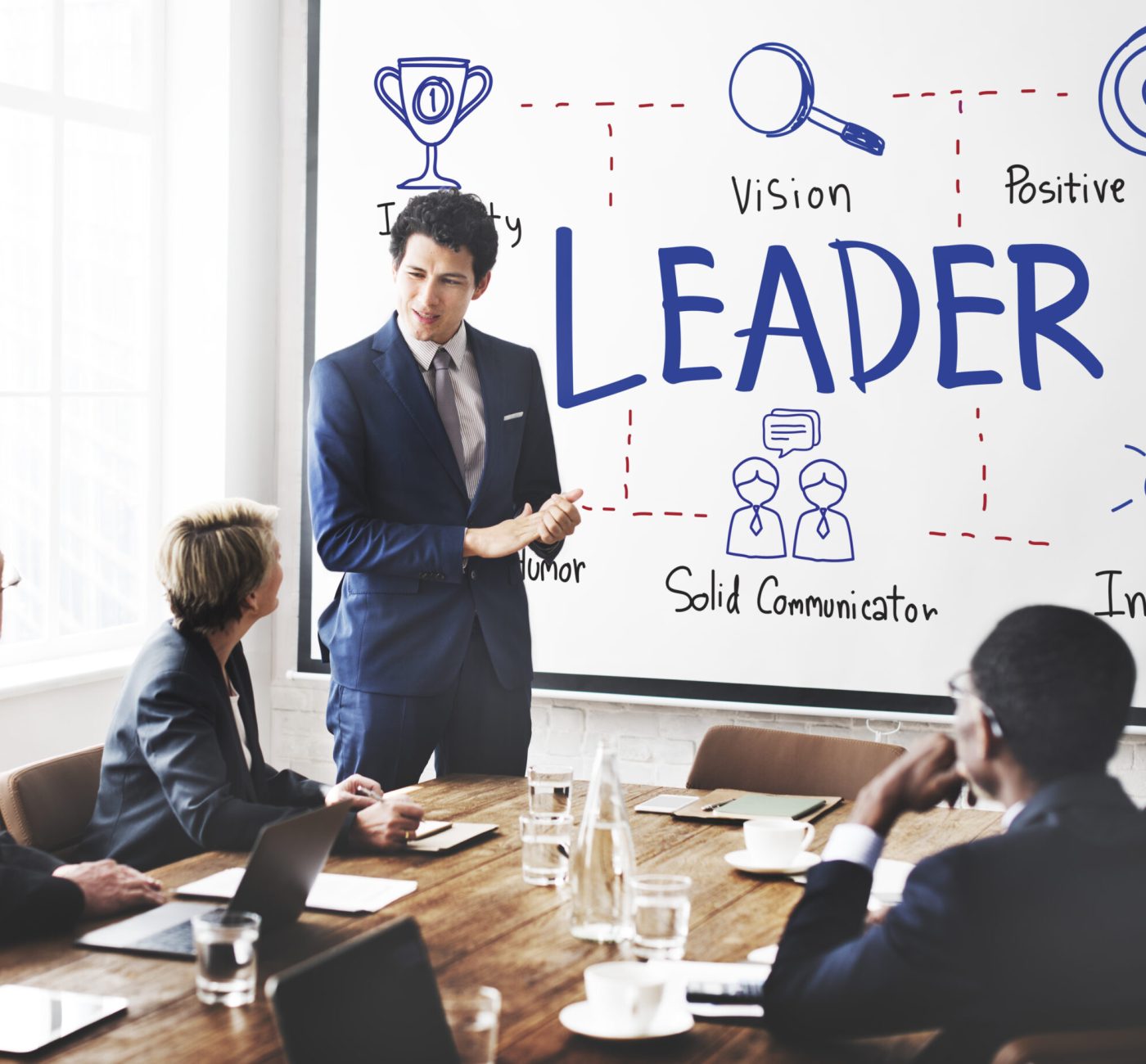 Leader Authority Boss Coach Director Manager Concept